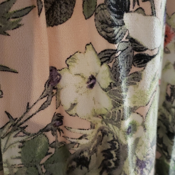 Long floral shirt, soft, light - Picture 3 of 6